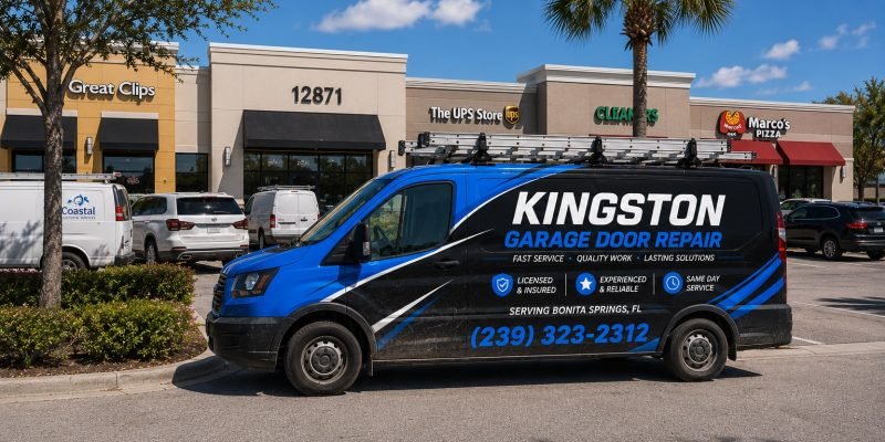 Our Service Van At The Location